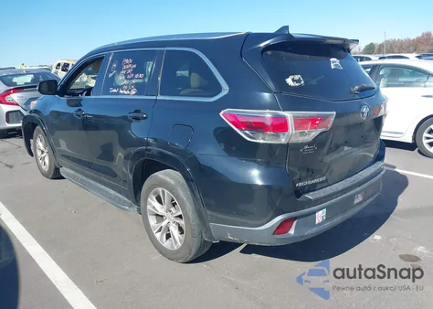 2015 Toyota Highlander Xle V6 from USA, damaged, VIN 5TDKKRFH9FS097144